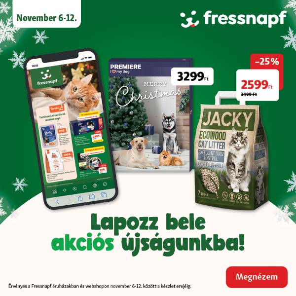 Fedezd fel a Fressnapf novemberi akcióit